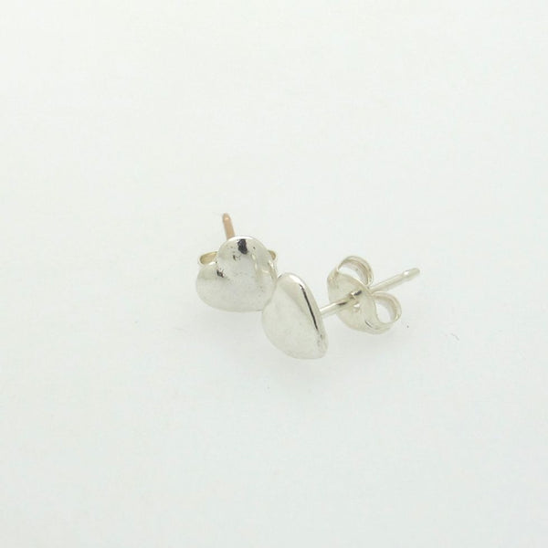 Sterling Silver Small heart studs