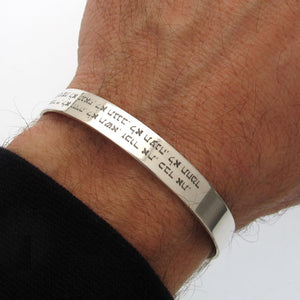 10 Bible commandments bracelet