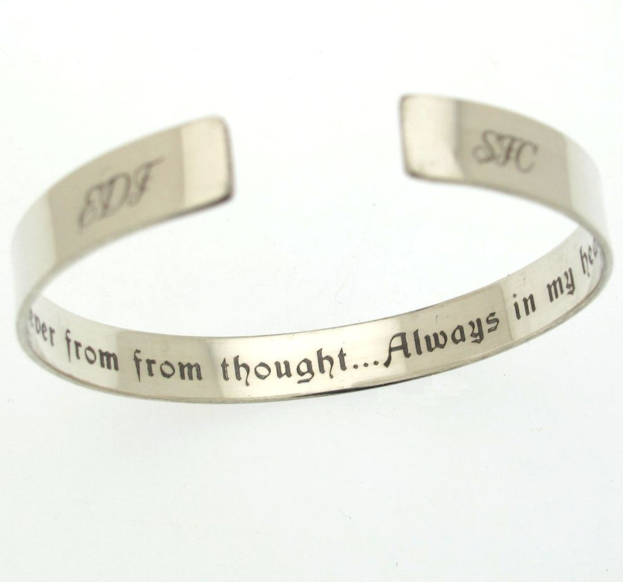 Silver jewelry - Initials bracelet