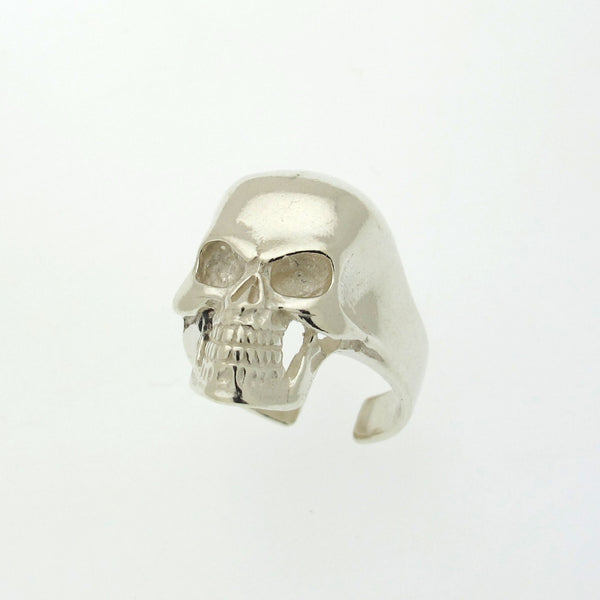 Sterling Silver Skull Signet Ring