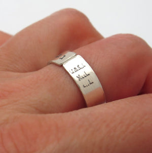 Hebrew Love Ahava Ring