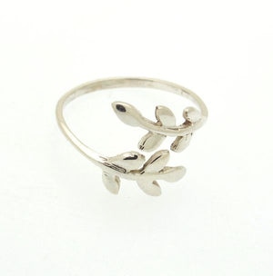 Sterling Silver Leaf branch Ring