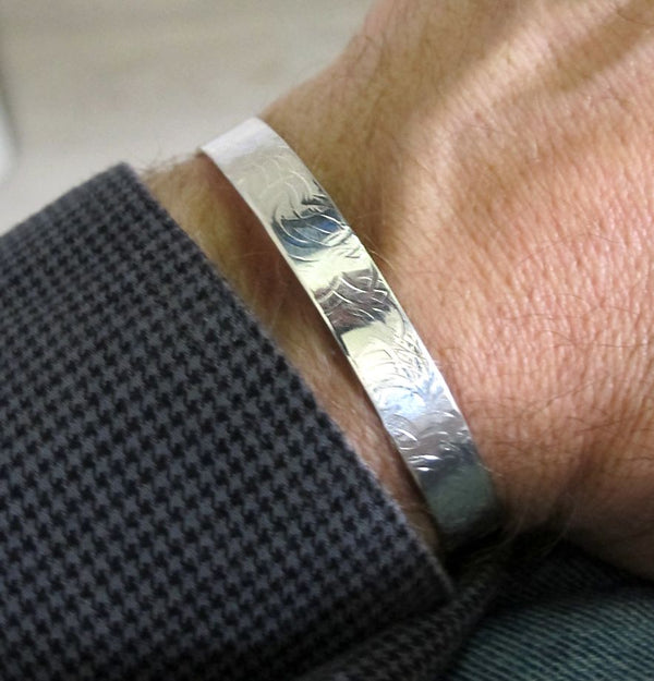 Hidden Message Bracelet for husband