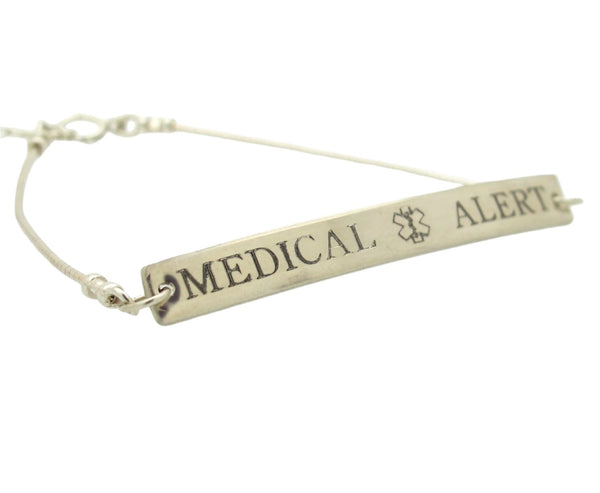 Custom Medical Alert Bracelet for her