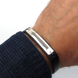 Ultrasound engraved bracelet - Customized Ultrasound bracelet 