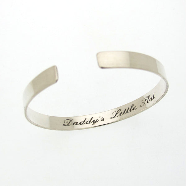Engraved remembrance bracelet