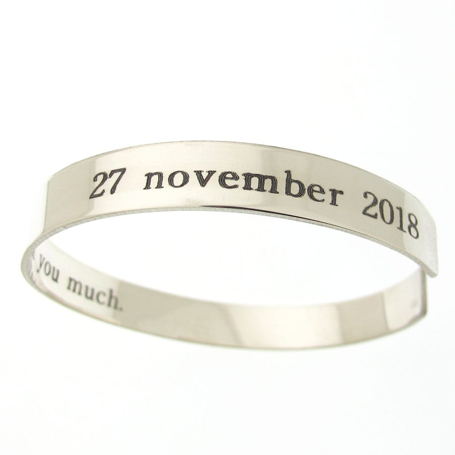  High Polished Silver Cuff