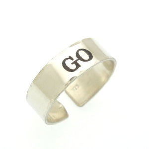 Mens Sterling Silver Thumb Ring