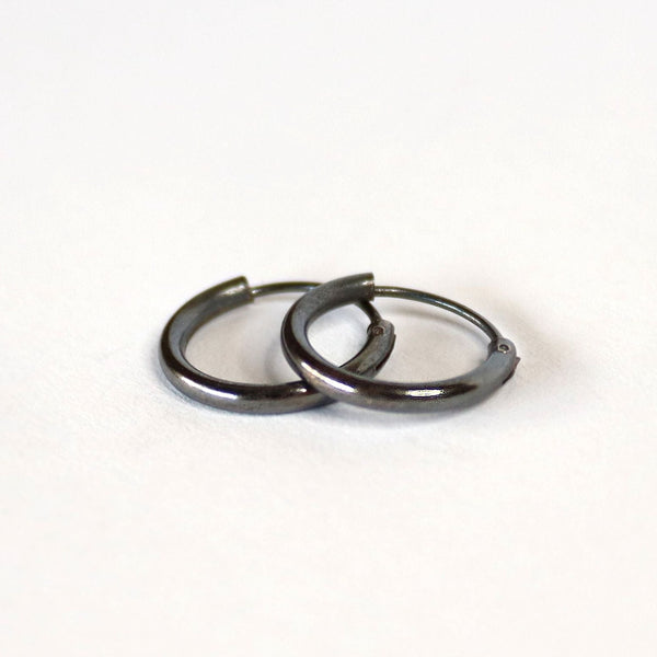 black hoop earrings for men, small hoops for men