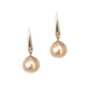 Ivory pearls earrings - Dangle Pearls Earrings