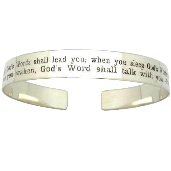 personalized silver cuff bracelet for daughter