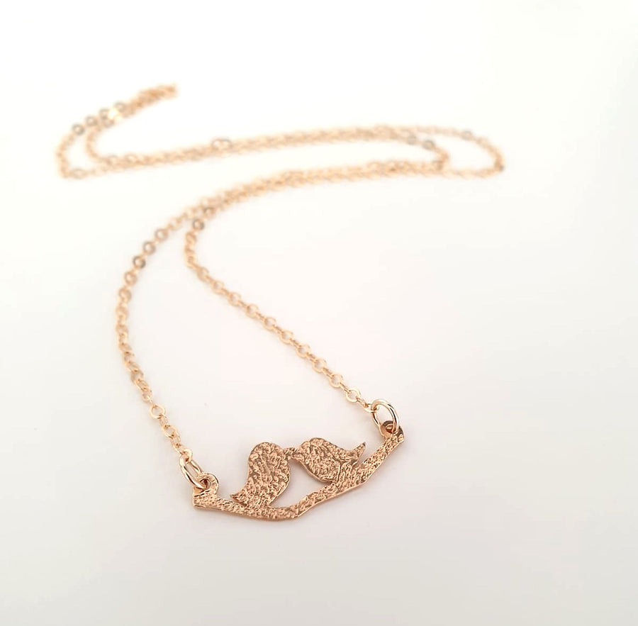 Bird On Branch Pendant Necklace for Her