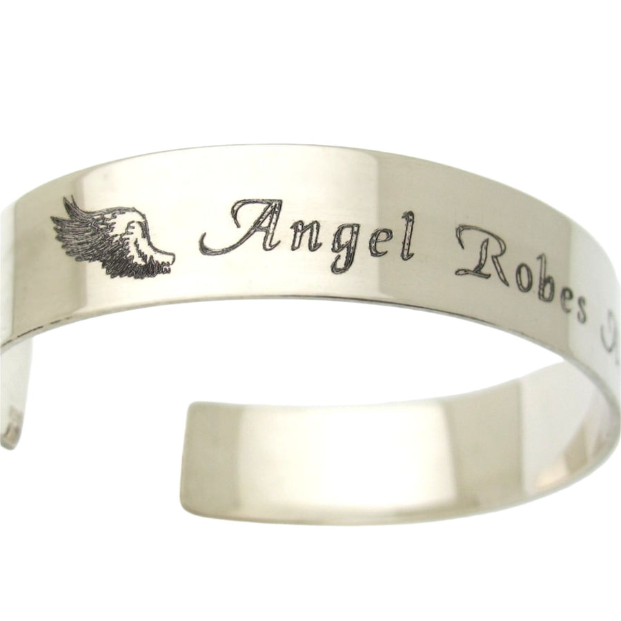 Angel Wing Bracelet for Mom - Personalized Jewelry