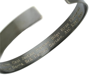 custom SSGT cuff bracelet