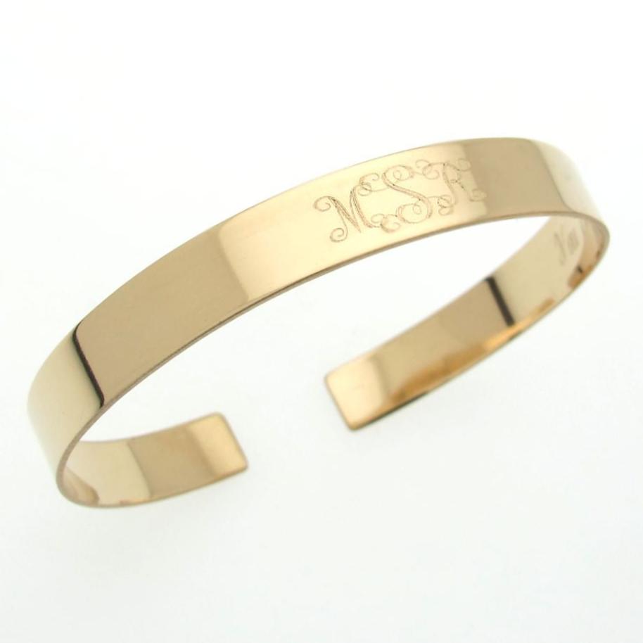 Vine Monogram gold bracelet