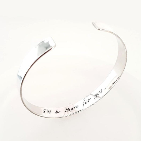   Custom Saying silverbracelet 
