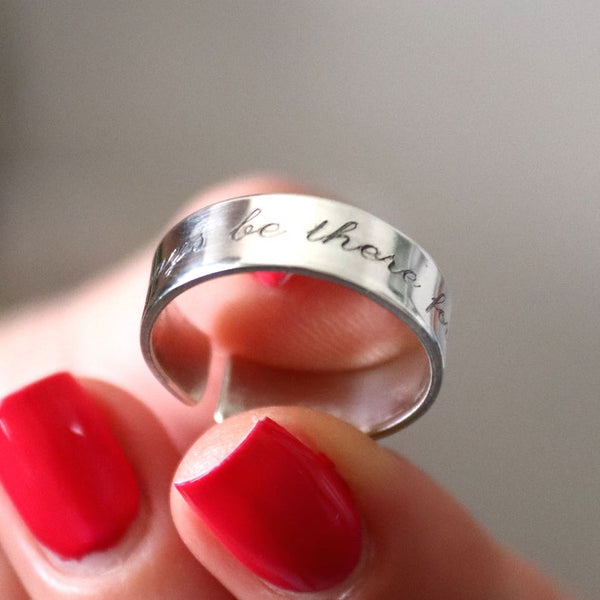 Personalized Engraved Ring for Mom, My Children Are My Life