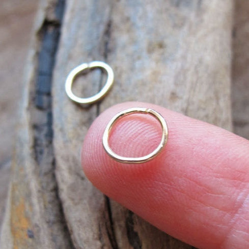 extra small hoops for noise, lipse