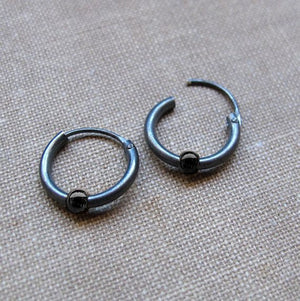 Black Hoops for men