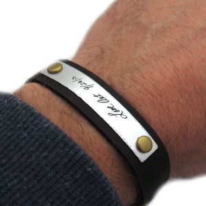 Personalized Signature Bracelet for men 