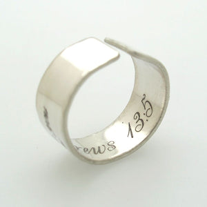 Promise Ring - Little Heart Engraving Ring