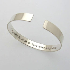 Engraved Bracelet - Personalized Gift for Dad