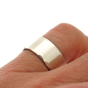 Sterling Silver Flat Profile Ring
