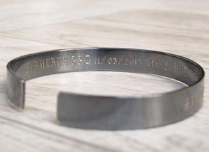Engravable Mens Bracelet - Husband Gift