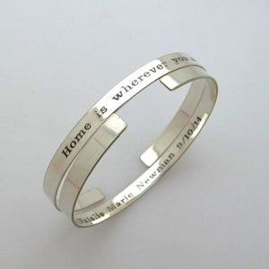 Hamsa Cuff Bracelet - Personalized Protection Gift