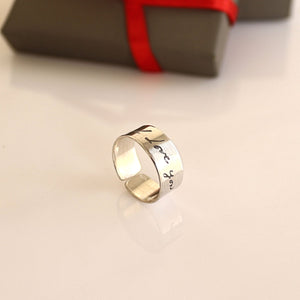 Actual Handwriting Ring - Gift for Boyfriend