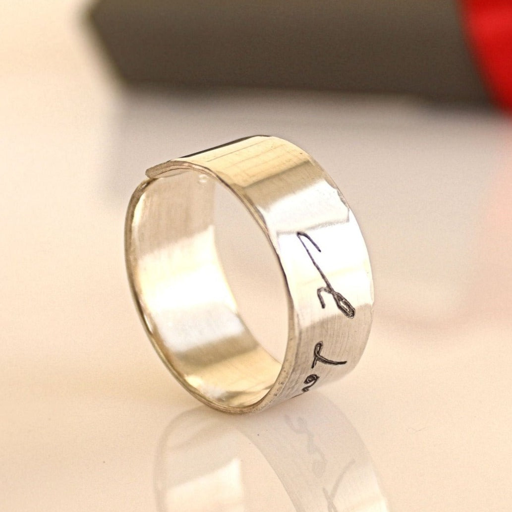 Handwritten jewelry for him on sale