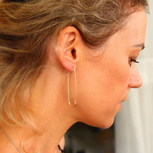 Safety Pin Earrings for women