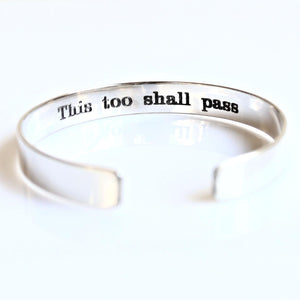 Engraved Bracelet - Personalized Gift for Dad