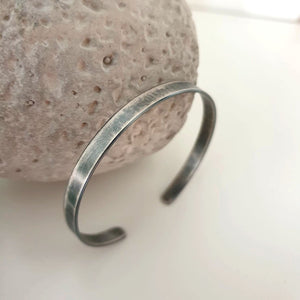 Antiqued Finish Plain Cuff Bracelet