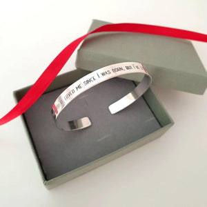 Engraved Bracelet - Personalized Gift for Dad