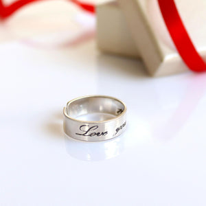 Love Message Ring for her