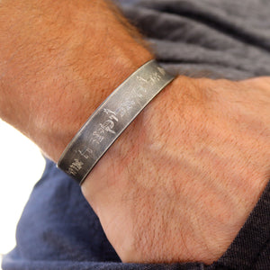 Shema Israel Cuff Bracelet - Hear O Israel Gift