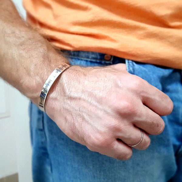 Custom Diabetes Engraving Medical ID Bracelet