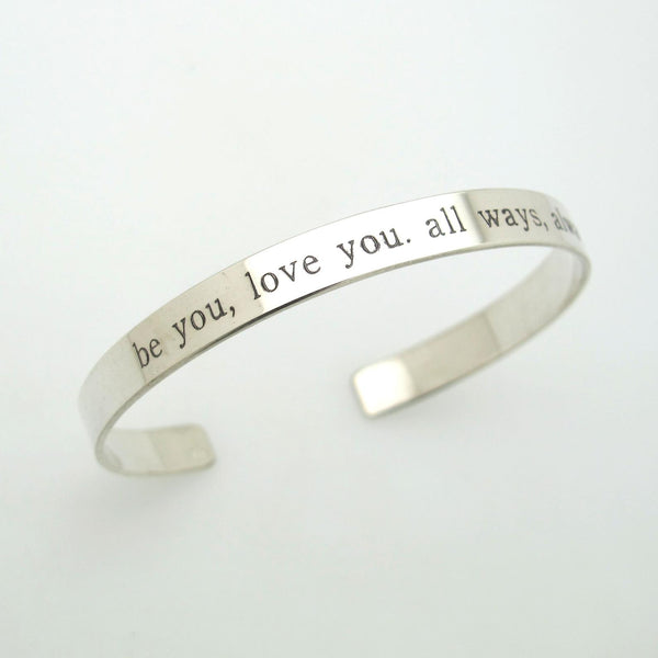 Proverbs bangle bracelet