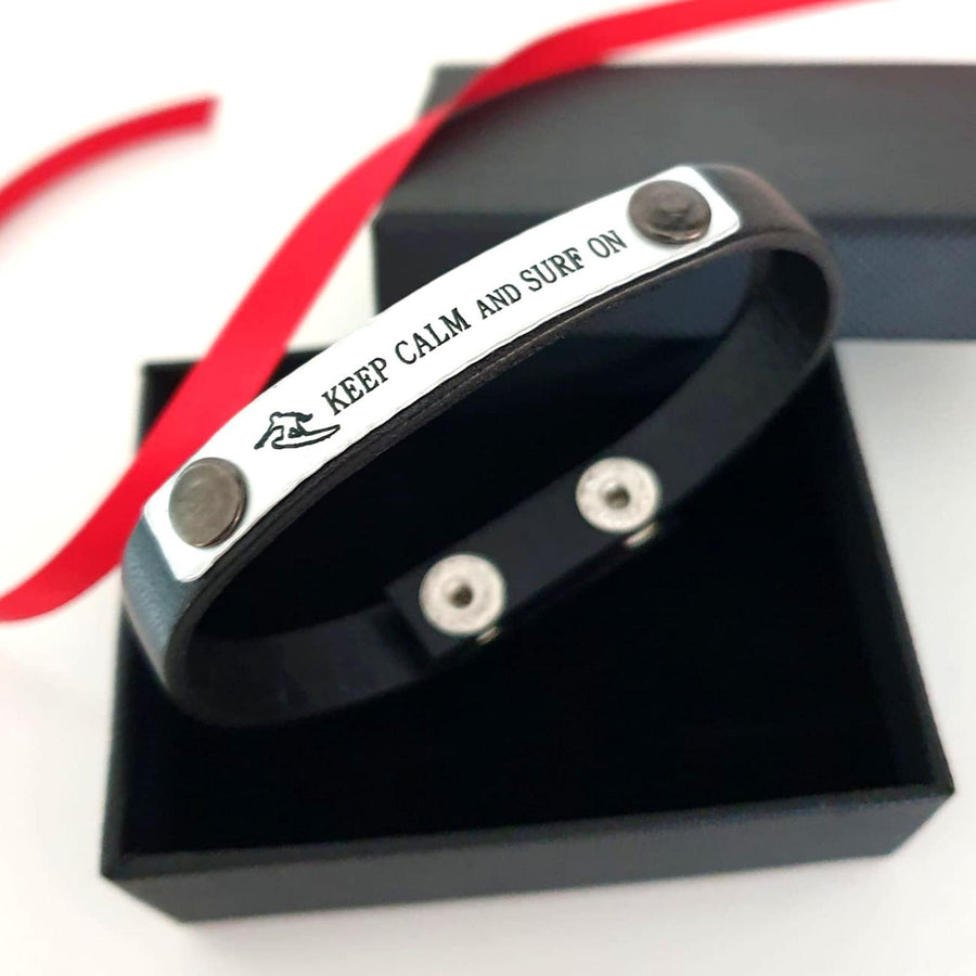 Custom Bracelet - Surfer Birthday Gift