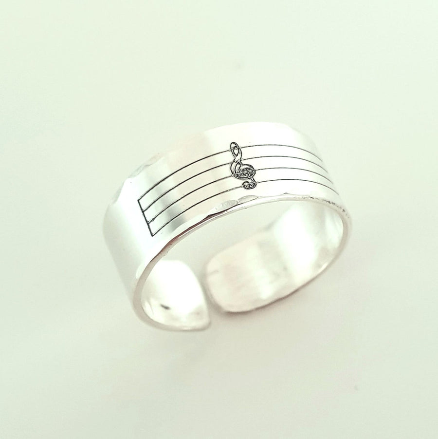 Treble Clef Ring