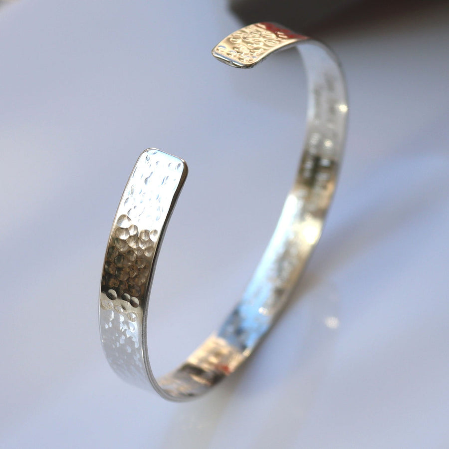 hammered cuff