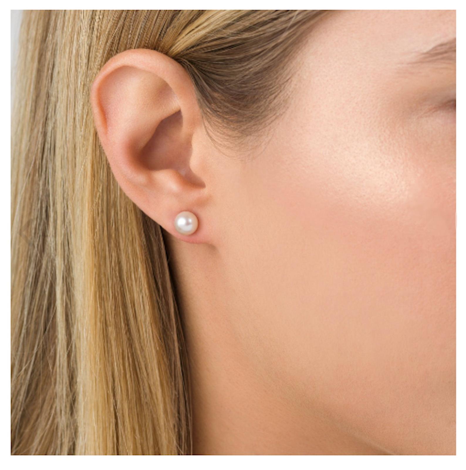 Buy OOMPH Jewellery Set Of 6 18K Gold Plated White Pearl Ear Stud Earrings  Online