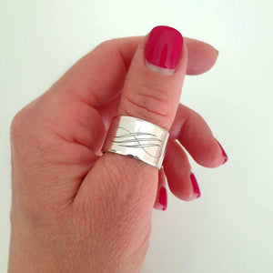 Ring for Couples - Infinity Silver Band