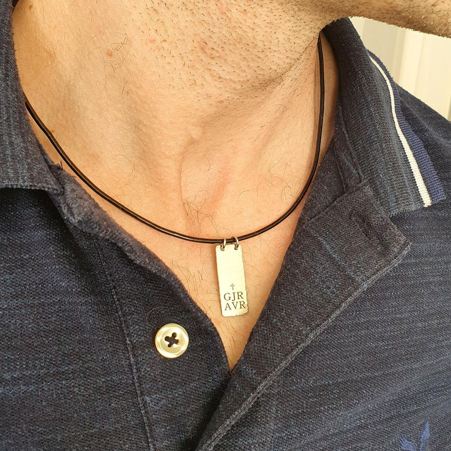 Custom Cross Necklace for men