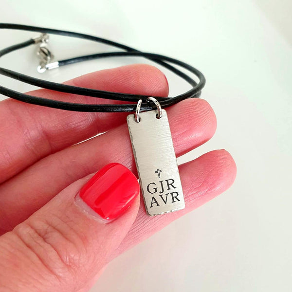 Custom Cross Necklace for men