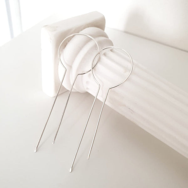 Statement jewelry - Long Threader Earrings