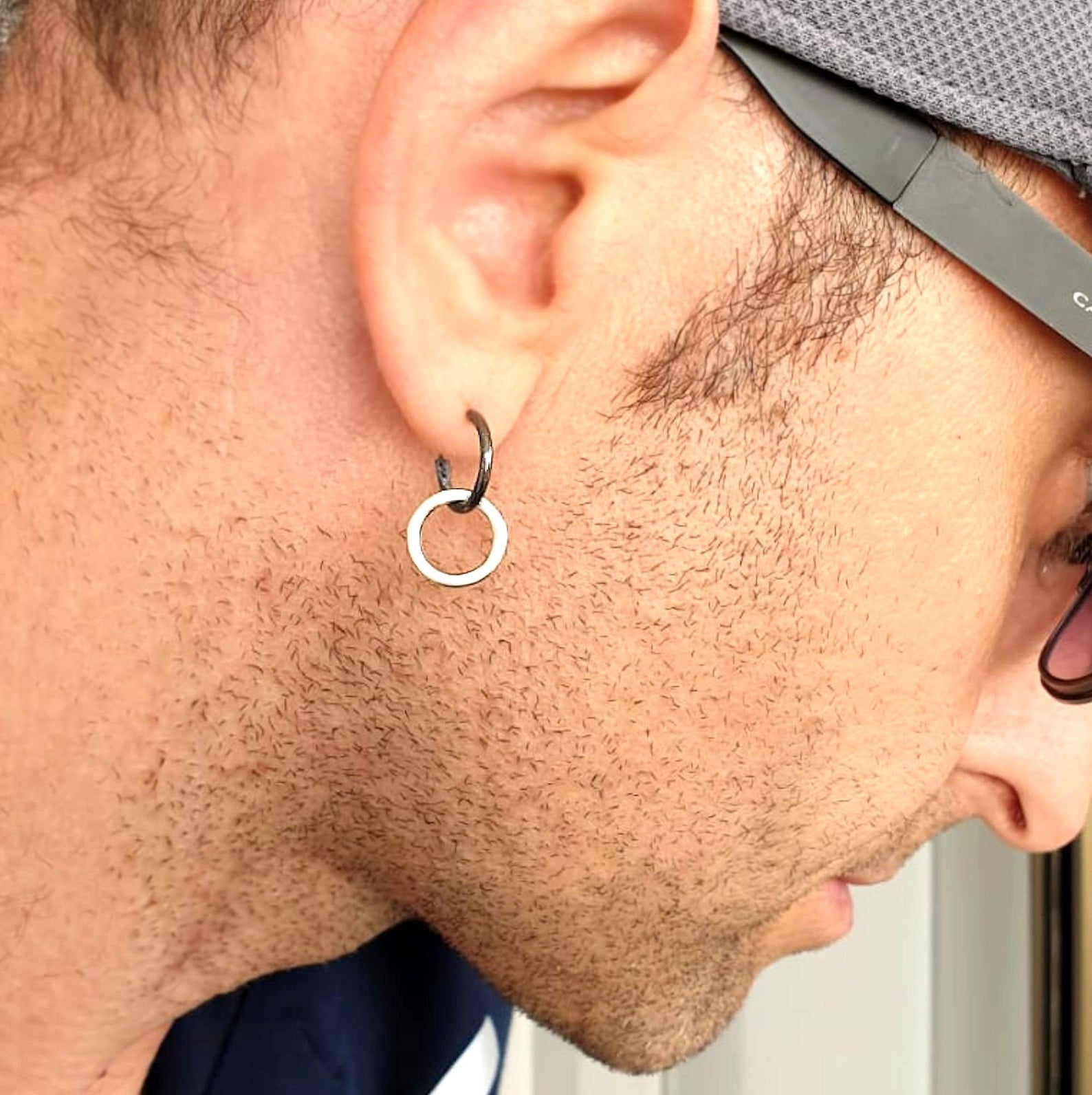 Gauge Earring Charred Comet Halo Gauge Earring Gauge - Etsy Canada | Gauged  earrings, Mens earrings hoop, Etsy earrings