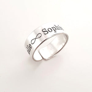 Promise Ring - Little Heart Engraving Ring