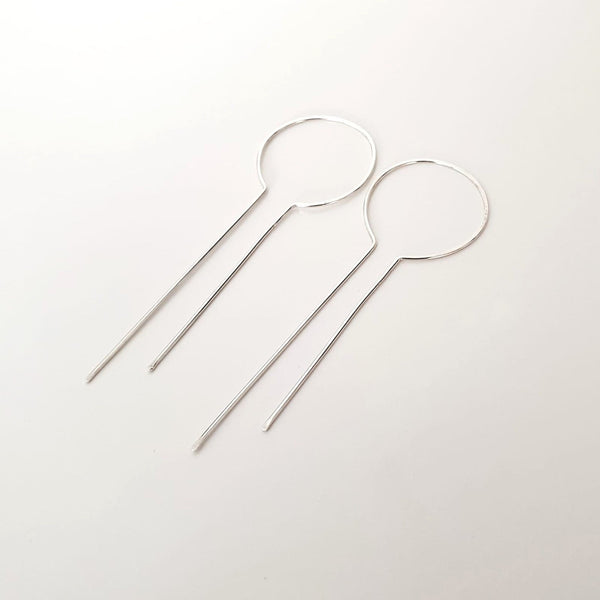 Statement jewelry - Long Threader Earrings